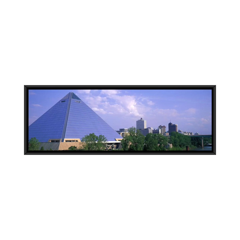 "The Pyramid Memphis" par Panoramic Images - Reproduction de photo panoramique sur toile tendue, H 12 po x l 36 po x P 1,5 po