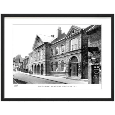 Godalming, Municipal Buildings 1908 by Francis Frith - Single Picture Frame Print