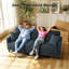 Ruzan 3 Seater Teddy Bean Bag Sofa-1899188339