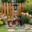 Statue jardinière Rottweiler
