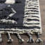 Tapis gris anthracite en laine / coton noué à la main Bakerhill-33000735