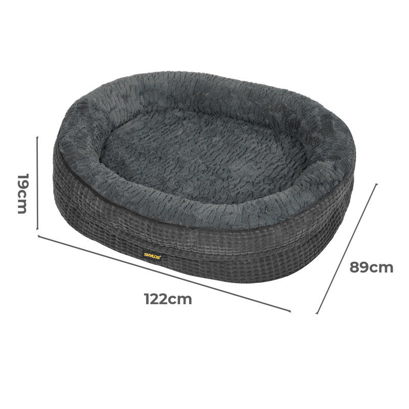Cotton Pet Bed, 23cm H x 120cm W x 90cm D