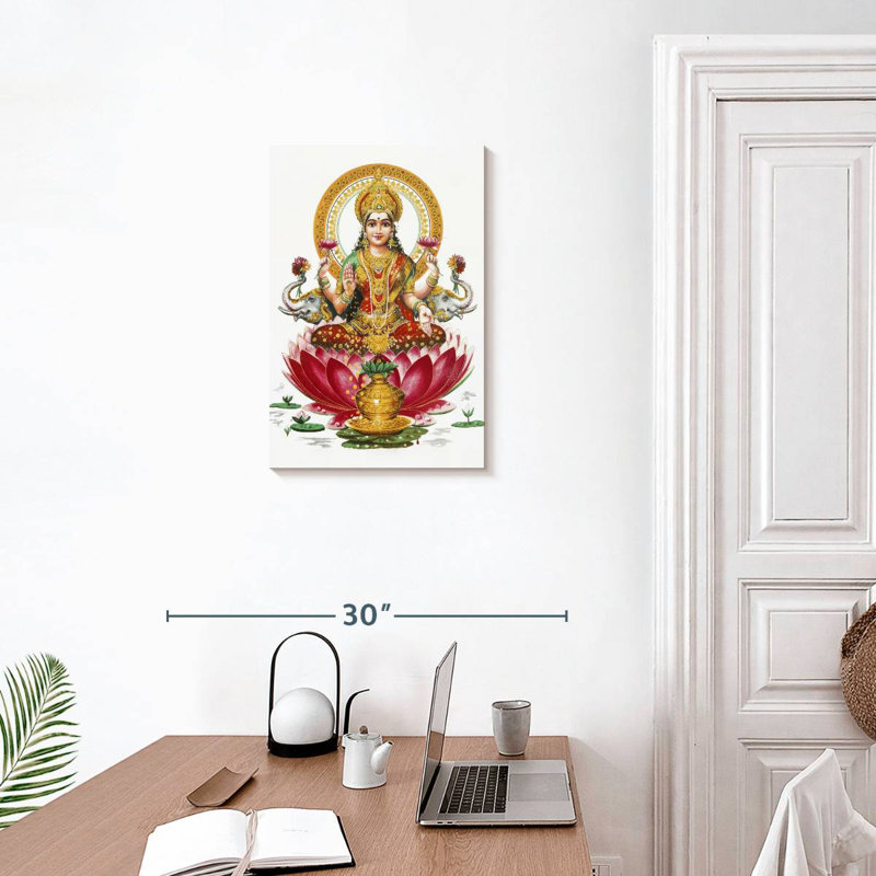Adella Goddess Lakshmi, 24" H x 16" W