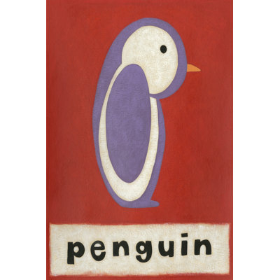 P Is For Penguin by Chariklia Zarris - Wrapped Canvas Art Prints