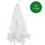 Arbre de Noël artificiel blanc 7 pi avec lumières DEL-1552314929