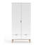 Oswaldo 2 Door Wood Wardrobe