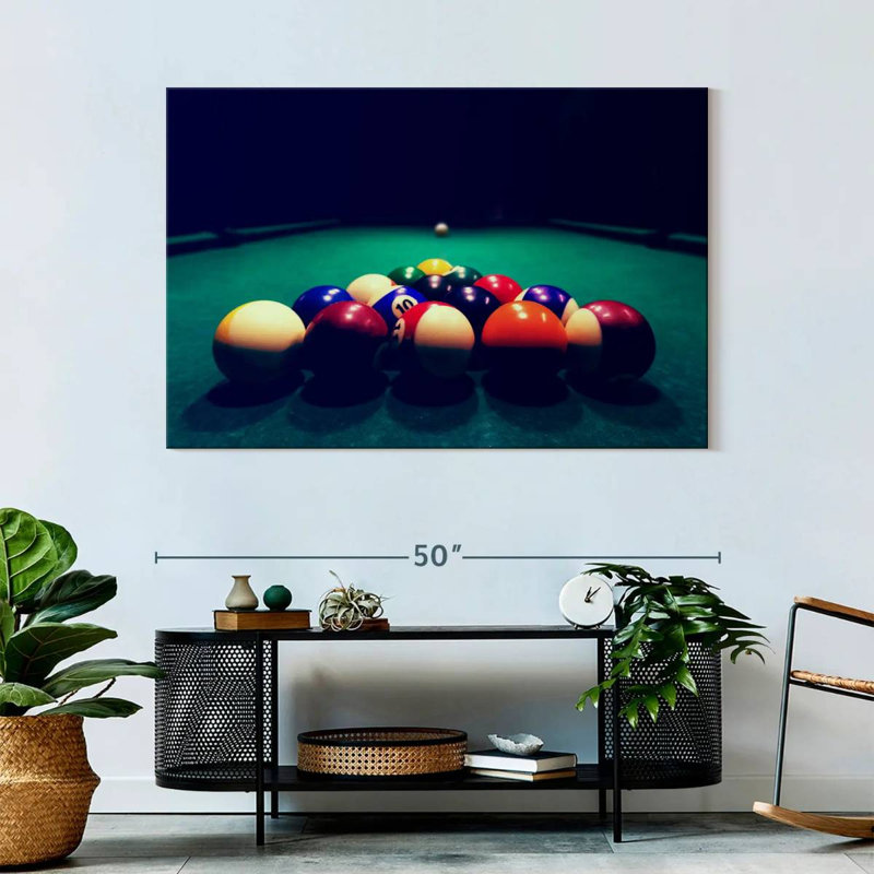 Boules de billard Senne, H 32 po x l 48 po