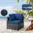 Cartert 14 Pcs Outdoor Cushion Cover Set For 4" Outdoor Cushions Patio Furniture Cushion Covers, Covers Only-138982362