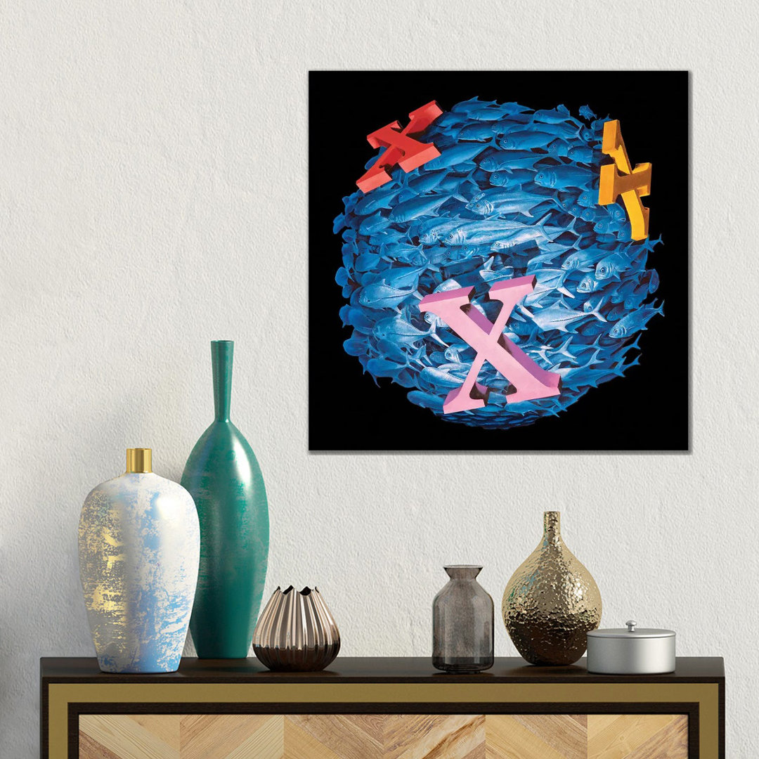 X Marks The Spot von James Ormiston - Galerie-verpackte Leinwand Giclée auf Leinwand