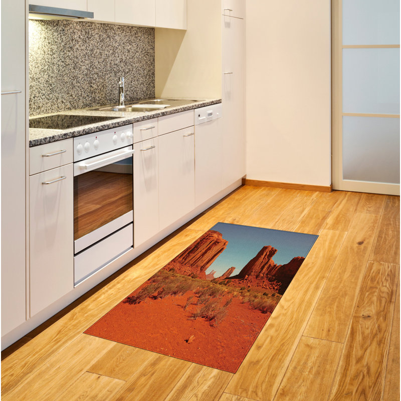 Desert High Density Long Fiber Poly Threads Decorative Area Rug Carpet, Rectangle 2'7" x 5'