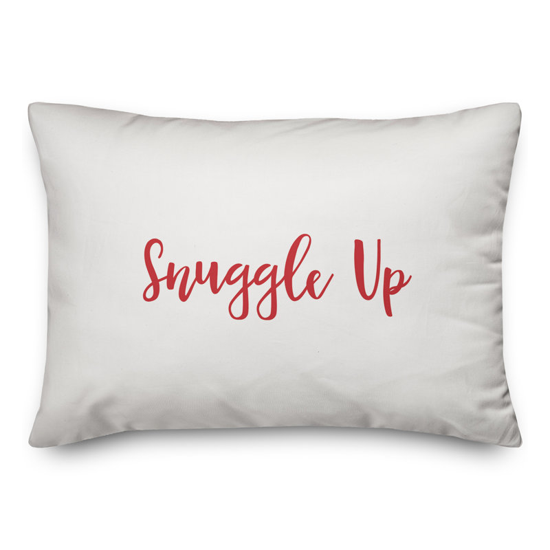  Coussin Snuggle Up, Rouge / Blanc
