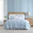 Ensemble de courtepointe réversible en coton standard Victoria-97843708-97843705
