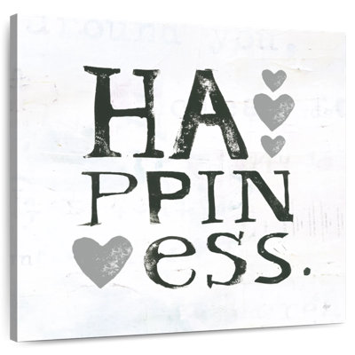 Tergel Happiness Gray Hearts