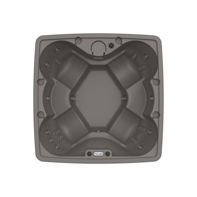 AquaRest Discover AR600 Standard 6-Person 29-Jet Plug & Play Hot Tub with Ozonator and Friction Heating, Keystone, 240gal