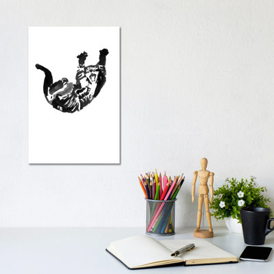 Falling Cat by Péchane - Print on Canvas