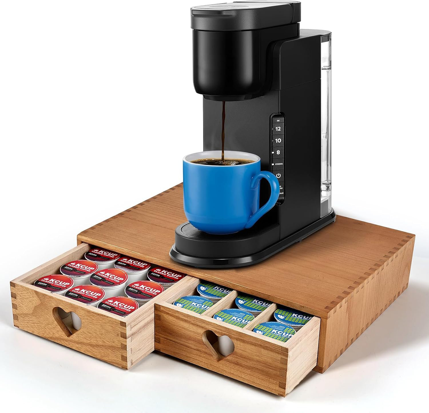 Keurig Storage Drawer Wooden K Cup Organizer Coffee Pod Storage