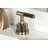 Kingston Brass Convergent Two-Handle 3-Hole Deck Mount Widespread Bathroom Faucet with Knurled Handle and Brass Pop-Up Drain-101073274