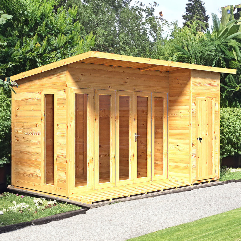 Marcel 12 x 8 Ft Shiplap Summer House, No