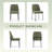 Upholstered Parsons Side Chair Dining Chair-1334645786