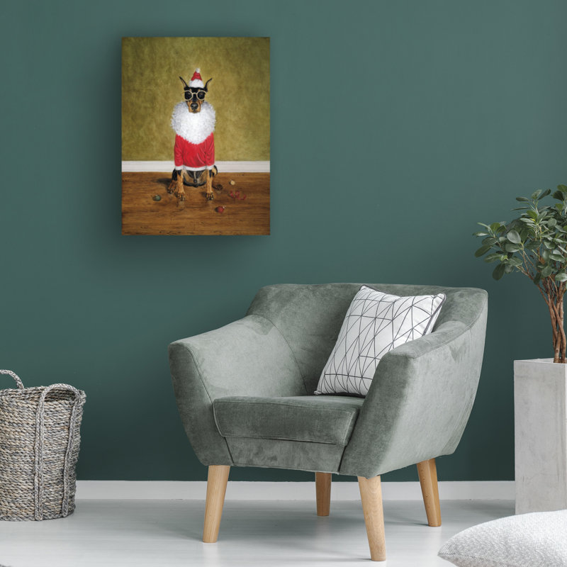 Œuvre sur toile, Santa Darobe, H 19 po x l 14 po