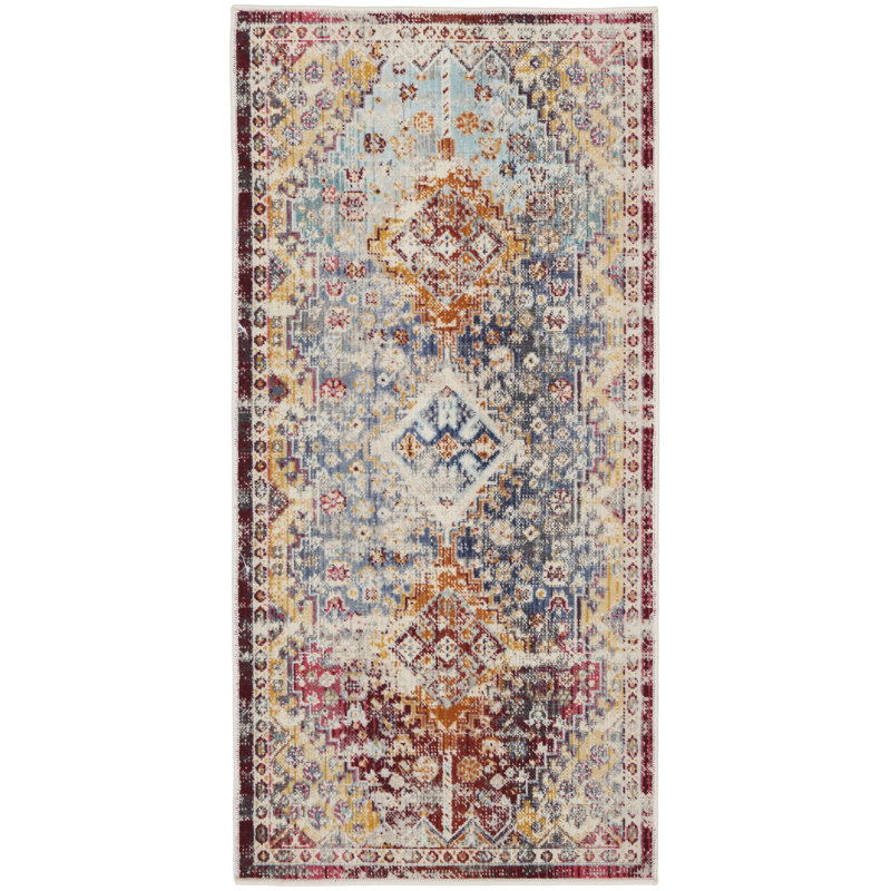 Persian Area Rug, Rectangle 0.61 x 1.15cm