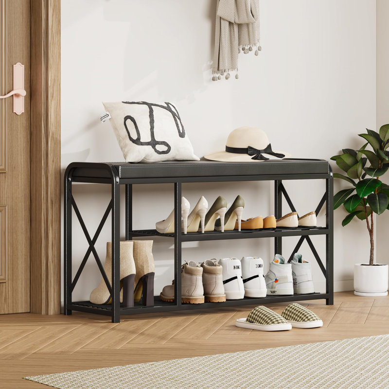 Beonca Faux Leather Upholstered Storage Bench