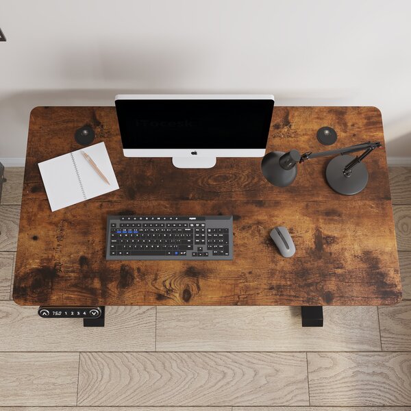 Inbox Zero Fanchon 47.24'' Height Adjustable Standing Desk & Reviews ...