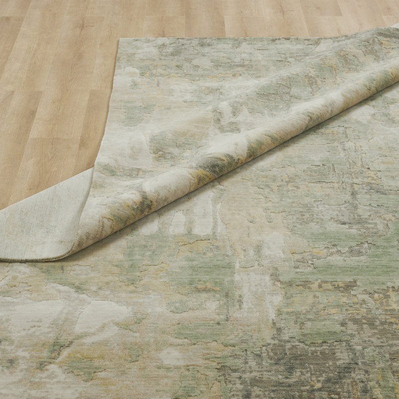Tapis en mélange de laine Vesper Misty Meadow, Rectangle 3 pi 6 po x 5 pi 6 po