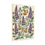 Plantes et fleurs - lupin mauve et cloche jaune-480880871