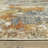 Meltzer Power Loom Yellow/Gray/Blue Machine Washable Area Rug Mat-573993594