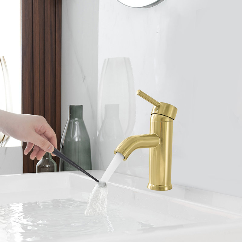 Single Hole Single-Handle Bathroom Faucet