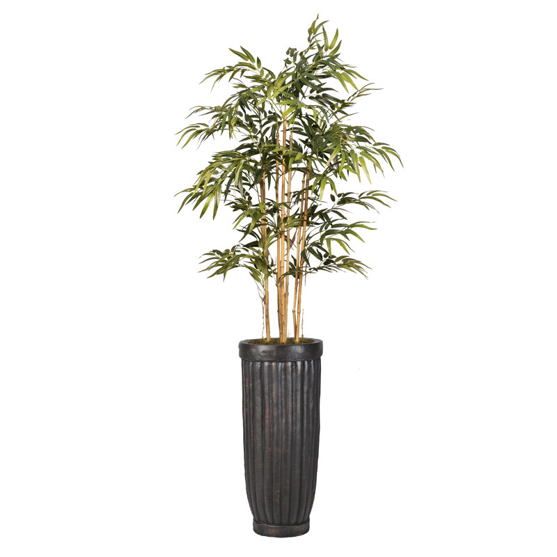 Bambou artificiel en pot 74 po Panama