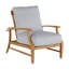 Croquet Teak Patio Chair with Cushions-239912427-239912528-136213288