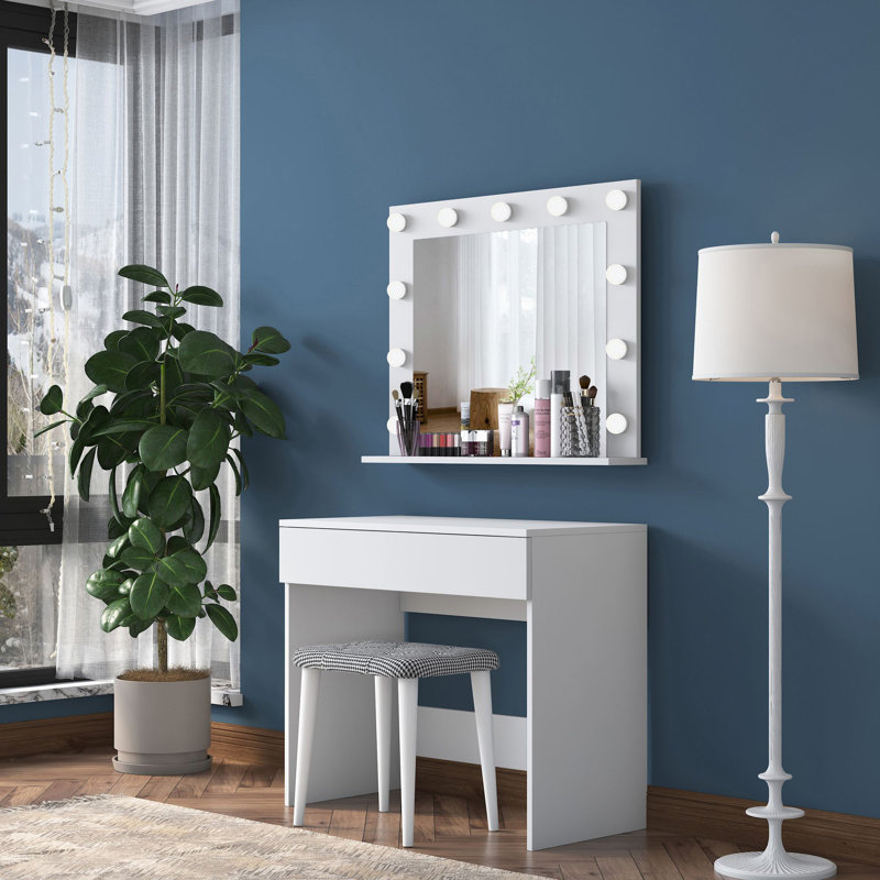Atesha Dressing Table with Mirror