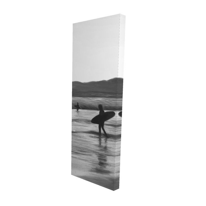 Surfers - Toile grise - Sports et jeux