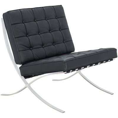 Powley 28.5'' Leather Sleeper Sofa