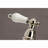 Kingston Brass Restoration Two-Handle 4-Hole Deck Mount Bridge Kitchen Faucet with Brass Side Sprayer-35598750