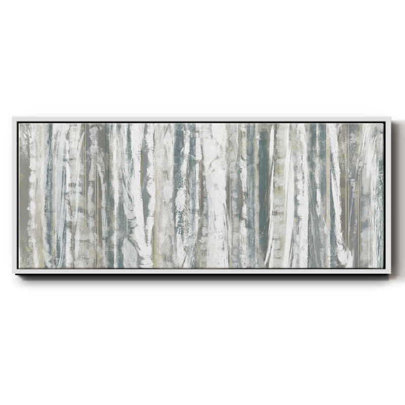 Treeline Strata I- Framed Canvas