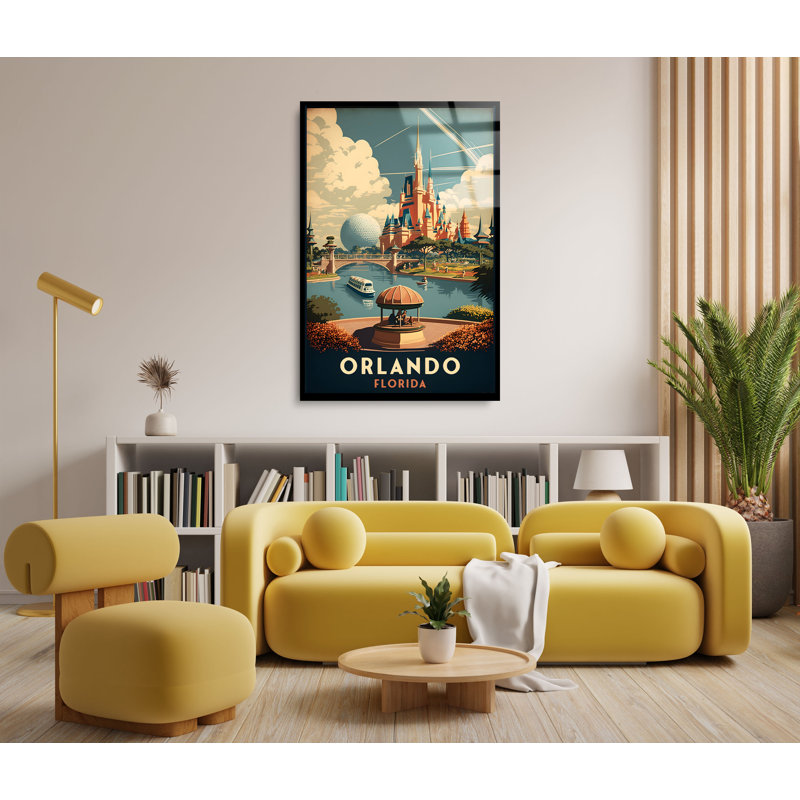 Analyse " Disney World, Orlando ", 36" H x 24" W x 1" D