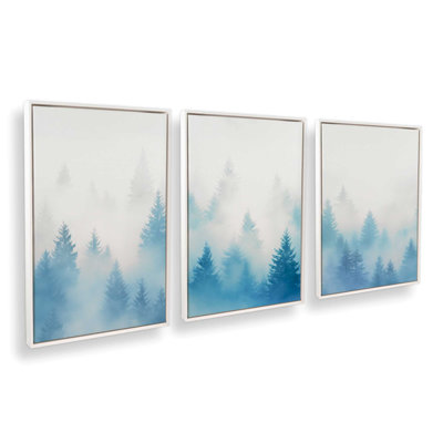 Frozen Echoes, ensemble de 3 toiles tendues