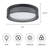 Dimmable Industrial Led Drum Flush Mount