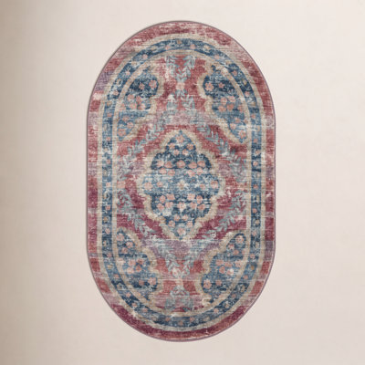 Rifle Paper Co. x Loloi Red Floral Rug