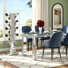 Crushed Diamond Mirrored Dining Table & Freestanding Floor Wine Rack Glam Home Bundle
