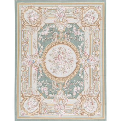 Aubusson Renaissance Wool Oriental Area Rug
