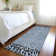 Machine Washable Indoor/Outdoor Claudian ACN1230 Blue Rug