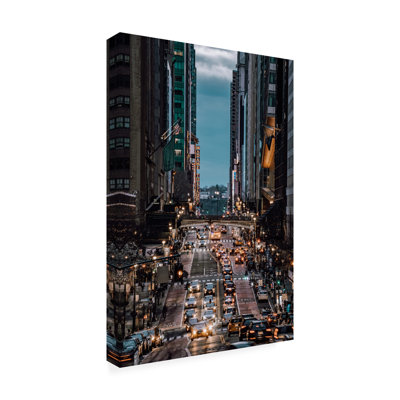 Bolog 42Th Street On Canvas by Gengchen Wang Print
