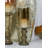 Glass Handmade Turned Style Pillar Black Hurricane Lamp with Smoked Glass Finish-91857826-91857829