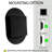 20X34 Inch Bathroom Wall Cabinet, Recessed Oval, Matte Black Metal Frame With Mirror And Adjustable Shelves, Easy To Install Oval Storage Inch, Functional Unit-1771506278