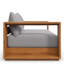 Causeuse d'extérieur en bois d'acacia Tahoe