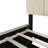 Velvet Upholstered Platform Bed-1157049073